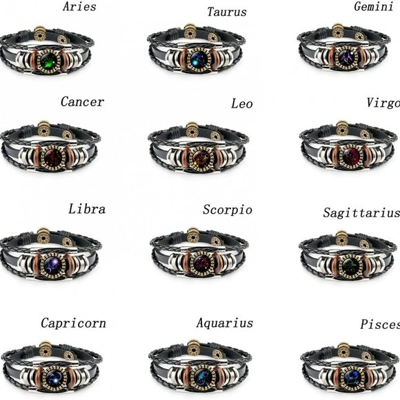HOST PICK!  NWT!!!! Gorgeous Zodiac Constellation Braided Rope BRACELET STARS - Picture 2 of 5